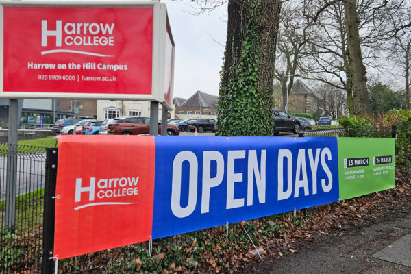 harrow-college-banners Vinyl Banner Printing – Custom PVC Banners UK